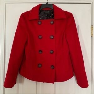 Women’s Bebe Double Breast Short Peacoat